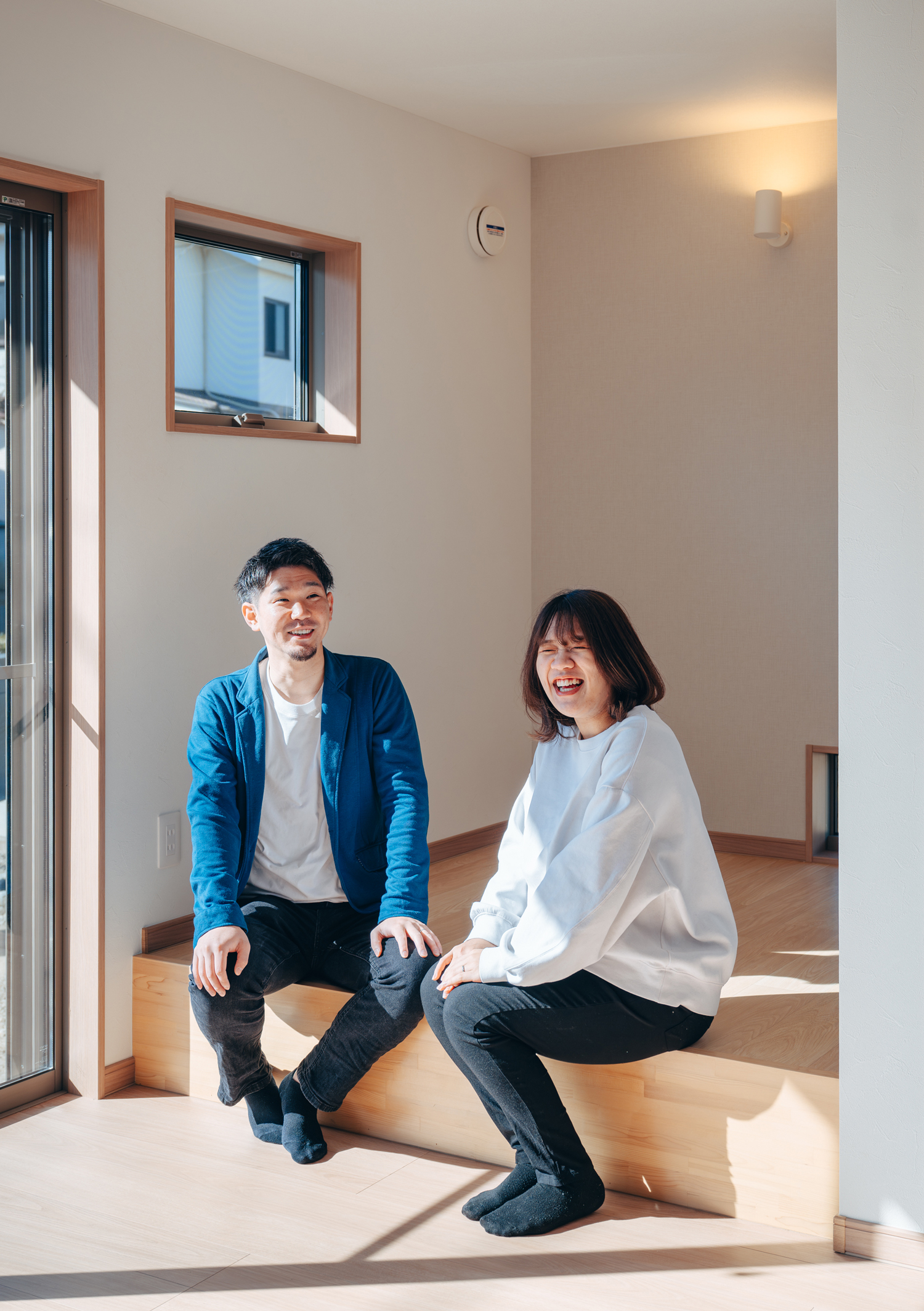 日向の二人